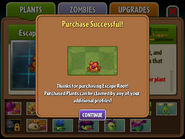 Escape Root purchased successfully