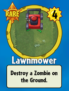 The player receiving Lawnmower from a Premium Pack