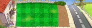 Fullscreen lawn from Plants vs. Zombies: Original Edition