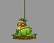 Animation of phase 2 Security Gourd leaving