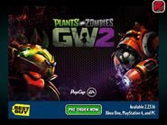 Another advertisement for Plants vs. Zombies: Garden Warfare 2 in Plants vs. Zombies 2