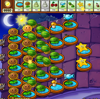 Old Version] Plants Vs. Zombies 2 Mod Pak - Suruival Roof (Hard