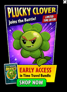 Plucky Clover on the advertisement for the Time Travel Bundle