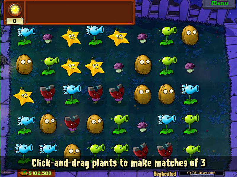 Beghouled (Plants vs. Zombies 2), Plants vs. Zombies Wiki