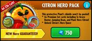 Jumping Bean on Citron's Hero Pack