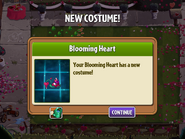 Getting Blooming Heart's second costume