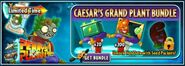Roman Caesar Zombie in an advertisement in the main menu screen