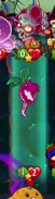 Veloci-Radish Hatchling attacking from the plant hero's point of view