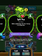 Split Pea's statistics