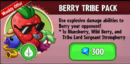 Bluesberry on the advertisement for the Berry Tribe Pack