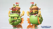 Concept model renders of the Happy Burger hat (Plants vs. Zombies: Battle for Neighvorville)