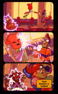 The comic strip when the player finishes the mission before update 1.2.11