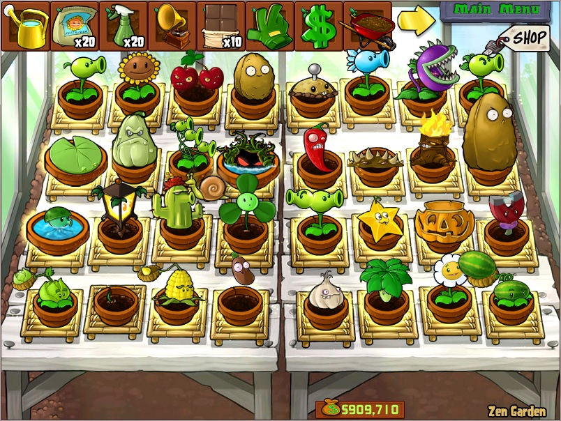 plants vs zombies zen garden