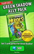 Snapdragon on the advertisement for the Green Shadow Ally Pack