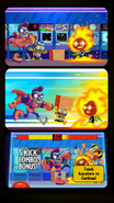 The second comic scene of Solar Flare in the mission "KO at the OK Arcade"