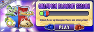 Explode-o-Vine in an advertisement for Champion Blowout Season in Arena