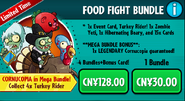 Zombie Yeti on the Food Fight Bundle