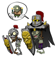 Old Knight Zombie concept art