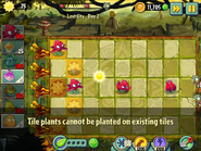 "You can't plant tile plants on existing tiles."