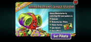 Rhubarbarian in an advertisement