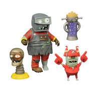 A Zombie Heal Station figure with Welder, Imp Punt and Zombot Turret figures