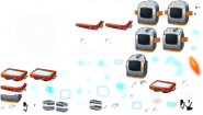 Far Future tombstone sprites