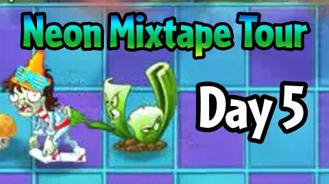 Plants vs Zombies 2 - Neon Mixtape Tour Day 5 (Beta)- Celery Stalker and bugs