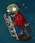 Ladder Zombie with a first degraded ladder