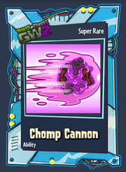 Chomp Cannon Card