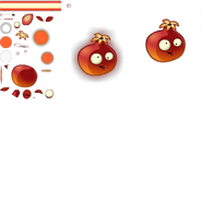 Pomegranate's sprites