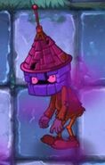 Turret-Head Zombie under the effects of Stallia