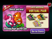 Blooming Heart along with Hot Date in an advertisement of Valenbrainz Virtual Pair