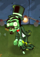 A glowing Magician Zombie