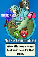 The player receiving Nurse Gargantuar from a Premium Pack