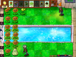Plants vs. Zombies- Gameplay Walkthrough Part 3 (LEVEL 1.8 - 2.0 COMPLETED) - video Dailymotion