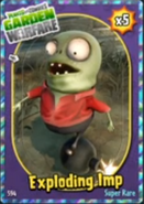 Exploding Imp's sticker in Garden Warfare 1