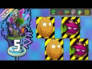 Plants vs Zombies 2 - Neon Mixtape Tour Day 5 -Plants Lvl 1 & No Premium-