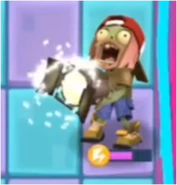 Spotlight Zombie about to explode