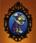 Shakespeare Zombie in the Plants vs. Zombies 2015 calendar