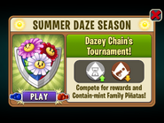 Advertisement for the Summer Daze Arena Season featuring Dazey Chain