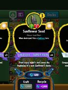 Sunflower Seed's statistics