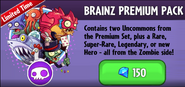 Deep Sea Gargantuar on the advertisement for the Brainz Premium Pack