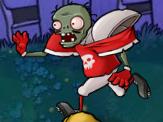 Football Zombie without its football helmet