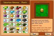 Suburban Almanac entry in the iOS version