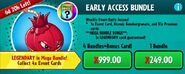 Atomic Bombegranate on the advertisement for the Early Access Bundle