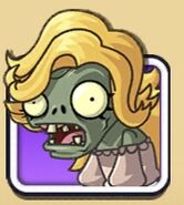 Glitter Zombie's icon that appears when about to play a level including her