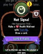 Nut Signal's statistics