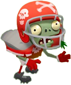 plants vs zombies football zombie