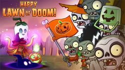 Lawn of Doom (Plants vs. Zombies #2) (Library Binding)