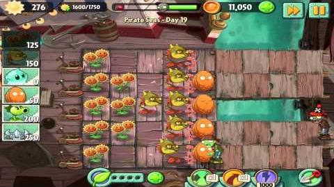 Plants vs. Zombies 2: It's About Time - Gameplay Walkthrough Part 39 -  Pirate Seas (iOS) 